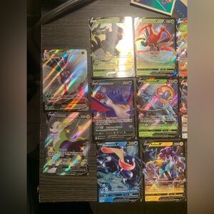 Pokemon V and VMAX Card Collection